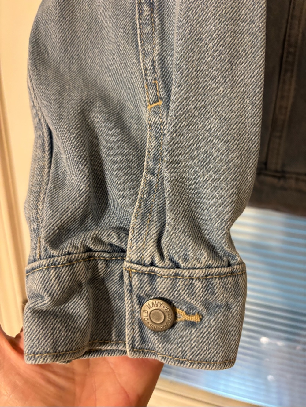 Old Navy Light Blue Denim Trucker Jacket - Picture 6 of 13